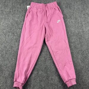 Nike Club Fleece Jogger Sweatpants Kids Large Pink Standard Fit FD3088